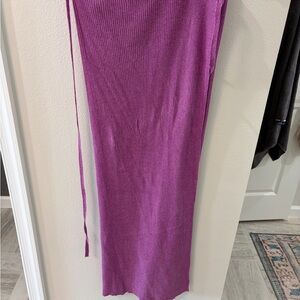 Free People Vibrant Purple Pencil Skirt